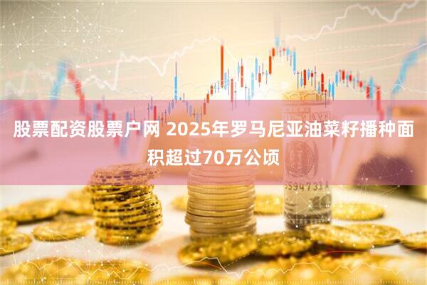 股票配资股票户网 2025年罗马尼亚油菜籽播种面积超过70万公顷